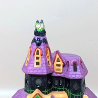 Vintage Celebrations by Silvestri Ceramic Halloween House