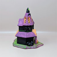 Vintage Celebrations by Silvestri Ceramic Halloween House