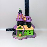 Vintage Celebrations by Silvestri Ceramic Halloween House