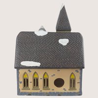 1988 Dept 56 Original Snow Village Redeemer Church Holiday Building