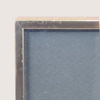 1997 Barbara DeVault Framed Decadisk Mixed Media Handmade Paper Painting