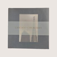 The dust jacket cover of Chicago Churches A Photographic Essay hardcover book by Elizabeth Johnson.