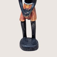 Vintage Hand Carved African Tribal Figure