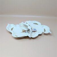 Vintage Handmade Ceramic Christmas Angel Tray