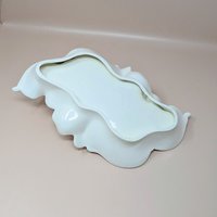 Vintage Handmade Ceramic Christmas Angel Tray