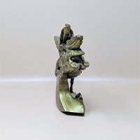 1980s Guan Yu Resin Warrior Statue