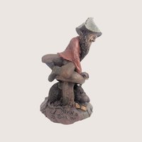 1991 Tom Clark Kevin Gnome Figure Dual Signed