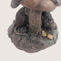 1991 Tom Clark Kevin Gnome Figure Dual Signed