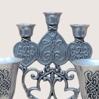 1996 Carlson Forevermore Pewter Set