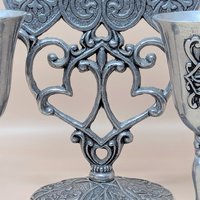 1996 Carlson Forevermore Pewter Set