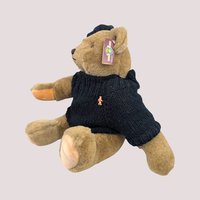 1982 Bialosky Teddy Bear With Beret And Sweater
