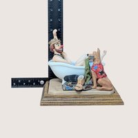 1980s Ron Lee A Hard Day's Bath Sample Figurine