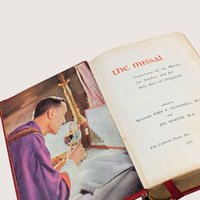 1959 The Catholic Missal Hardcover Book O'Connell Martin