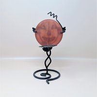 1990s Dept 56 Halloween Jack O Lantern Candle Holder