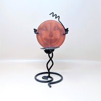 1990s Dept 56 Halloween Jack O Lantern Candle Holder