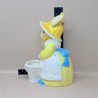 1990s Dept 56 Ceramic Rabbit Planter