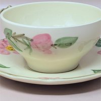 1950s Franciscan Desert Rose Tea Cup Set