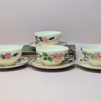 1950s Franciscan Desert Rose Tea Cup Set