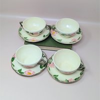 1950s Franciscan Desert Rose Tea Cup Set