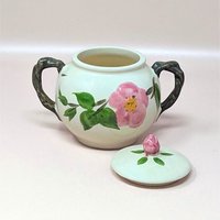 1980s Franciscan Desert Rose Cream and Sugar Set
