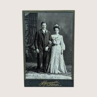 Antique A. Gozanski Cabinet Card Photo Set