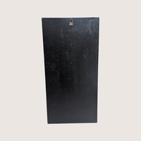 Vintage Asian Lacquer Mother of Pearl Phoenix Wall Panel