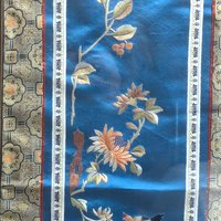 1960s Chinese Embroidered Silk Panel Framed Wall Art