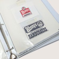 1980s Wendy's Employee Instruction Training Manual 3 Ring Binder