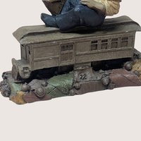 1980s Tom Clark Signed Resin PS Gnome Figurine