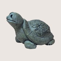 1990s Hallmark Lou Rankin Numbered Concrete Turtle Figurine 