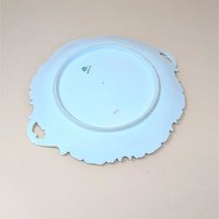 1890s RC Rosenthal German Porcelain Handled Plate
