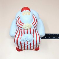 1990s Dept 56 Winter Silhouettes Cat Nap Santa Figurine