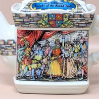 1980s Sadler Camelot Sir Lancelot Porcelain Teapot