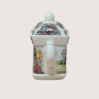 1990s Sadler King Arthur Camelot Sir Lancelot Porcelain Novelty Teapot 