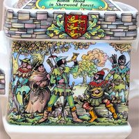 1980s Sadler Robin Hood Sherwood Forest Porcelain Teapot