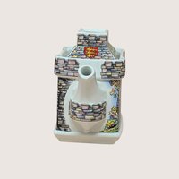 1980s Sadler Porcelain Robin Hood Castle Storybook Novelty Teapot 