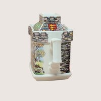 1980s Sadler Porcelain Robin Hood Castle Storybook Novelty Teapot 