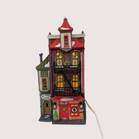 1990 Dept 56 Christmas in the City Wongs in Chinatown Village Building