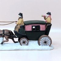 1990 Dept 56 Heritage Village Dover Coach Porcelain Figurine