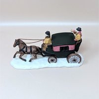 1990 Dept 56 Heritage Village Dover Coach Porcelain Figurine