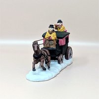 1990 Dept 56 Heritage Village Dover Coach Porcelain Figurine