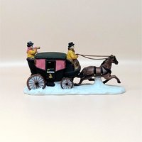 1990 Dept 56 Heritage Village Dover Coach Porcelain Figurine