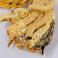 1999 Danbury Mint 23kt Gold Plated Millennium Angel Ornament