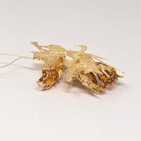 1999 Danbury Mint 23kt Gold Plated Millennium Angel Ornament