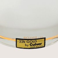 Vintage Culver Squire Red Ice Bucket and Glasses Set
