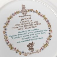1982 Royal Doulton Brambly Hedge Autumn Set