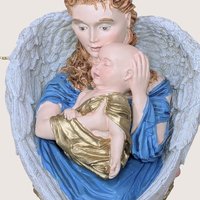 1990s Mark Klaus Angels Among Us Resin Ornament