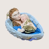 1990s Mark Klaus Angels Among Us Resin Ornament