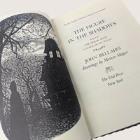 1975 Weekly Reader The Figure in the Shadows John Bellairs Hardcover Book
