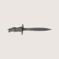 1992 Tudor Mint Myth and Magic The Wizards Castle Pewter Letter Opener